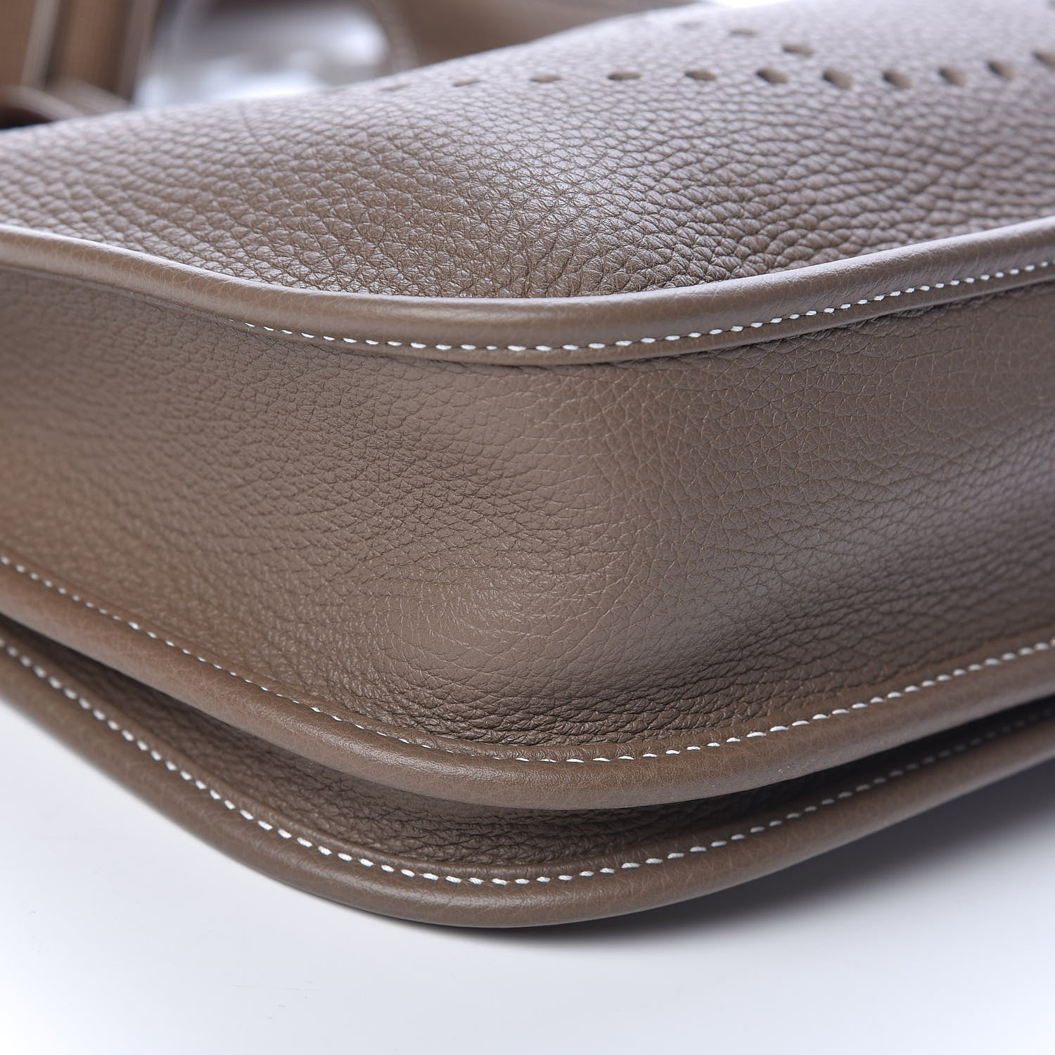 Hermes Taurillon Clemence Evelyne III PM Etoupe 10 of 12