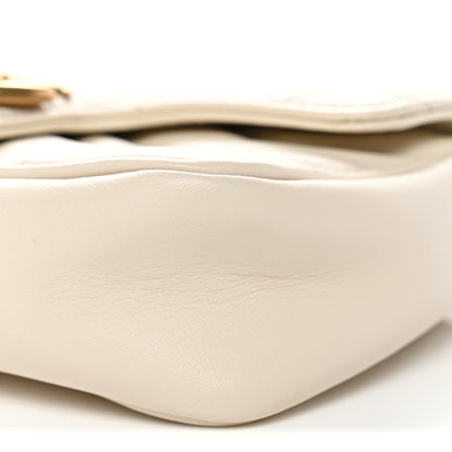 Gucci Calfskin Matelasse Super Mini GG Marmont Shoulder Bag White 10 of 10
