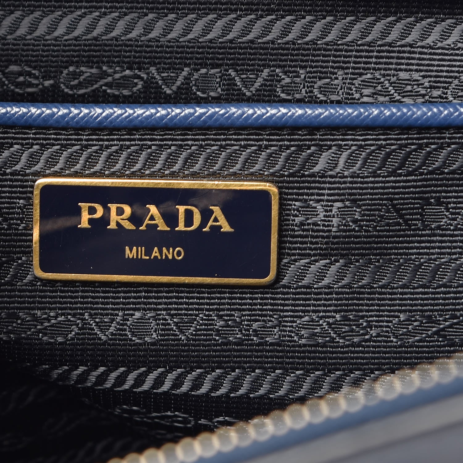 Prada Saffiano Medium Galleria Double Zip Tote Bluette 7 of 18