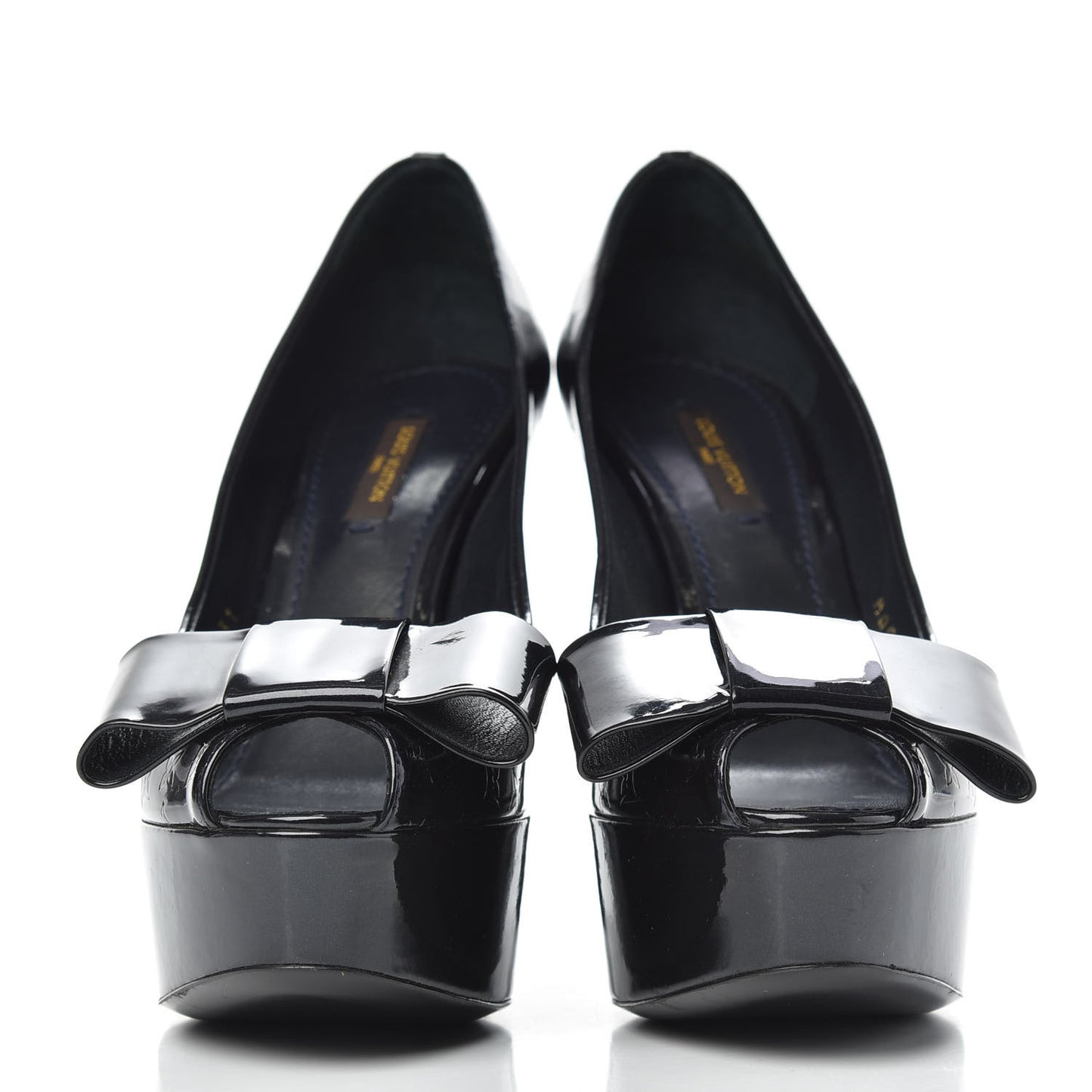 Vernis True Peep Toe Pumps 37 Blue Infini