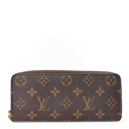 Louis Vuitton Monogram Clemence Wallet Fuchsia 1 of 7