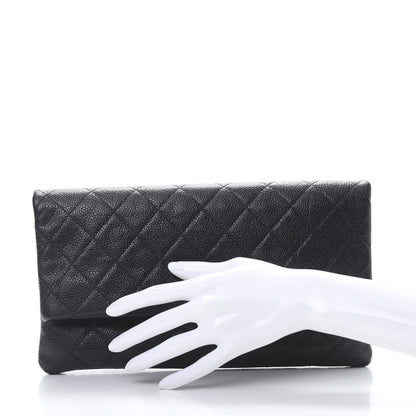 Chanel Caviar Quilted CC Beauty Clutch Black 2 of 10