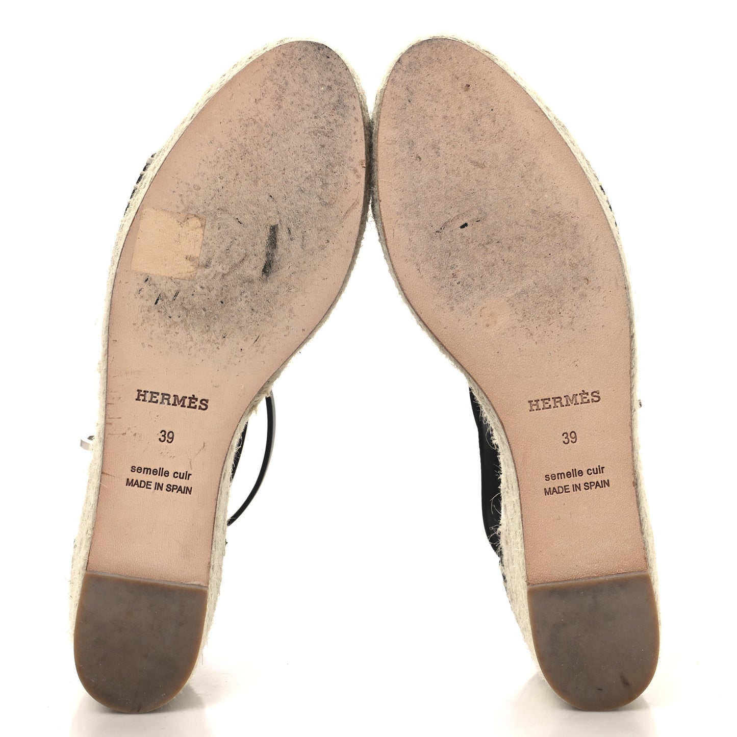 Calfskin Tipoli Espadrille Wedges 39 Black