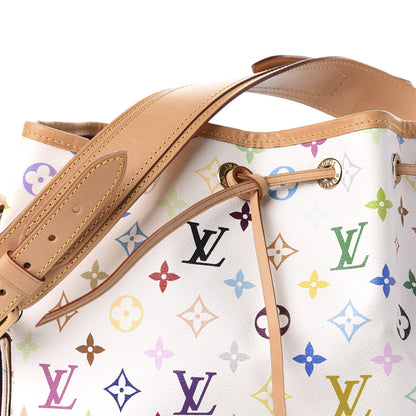 Louis Vuitton Monogram Multicolor Petit Noe White 10 of 11