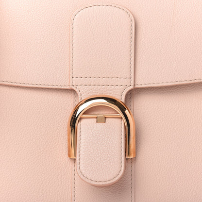 Delvaux Grained Calfskin MM Brillant Satchel Nude 8 of 11