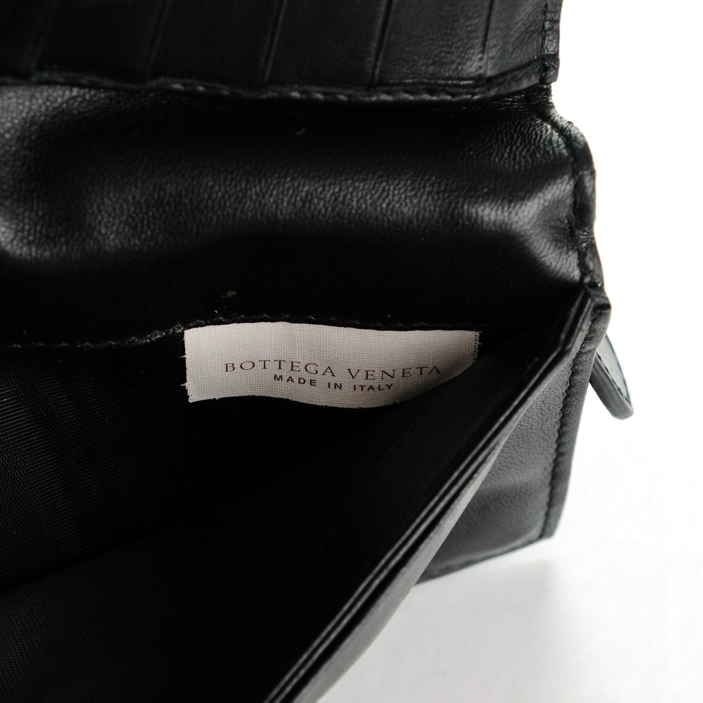 Nappa Intrecciato Continental Wallet Black