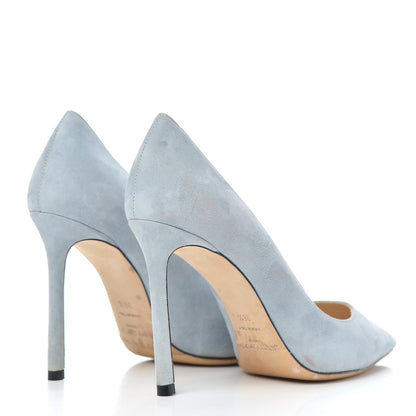 Jimmy Choo Suede Romy Pumps 36.5 Blue 4 of 17