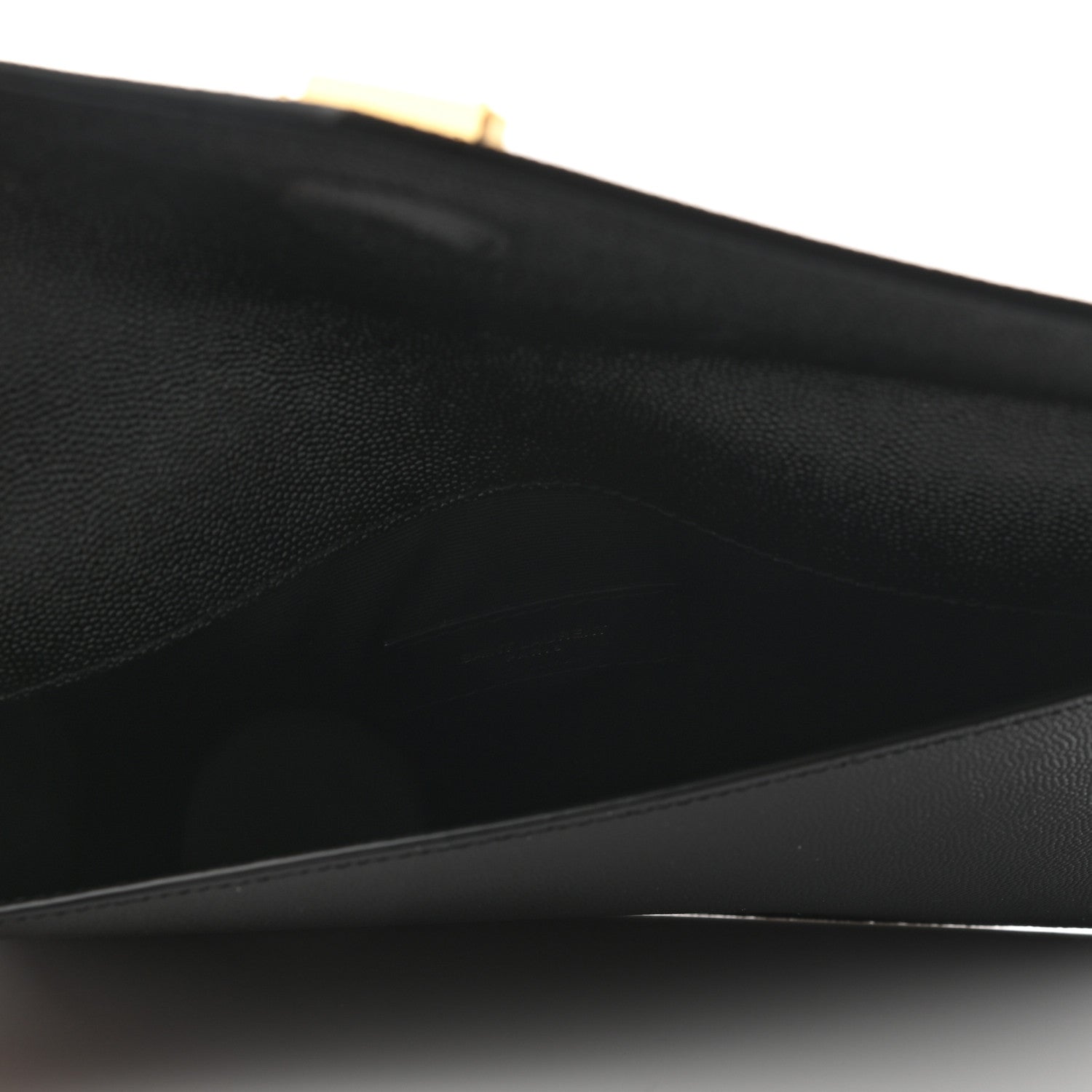 Saint Laurent Grain De Poudre Uptown Pouch Black 5 of 7