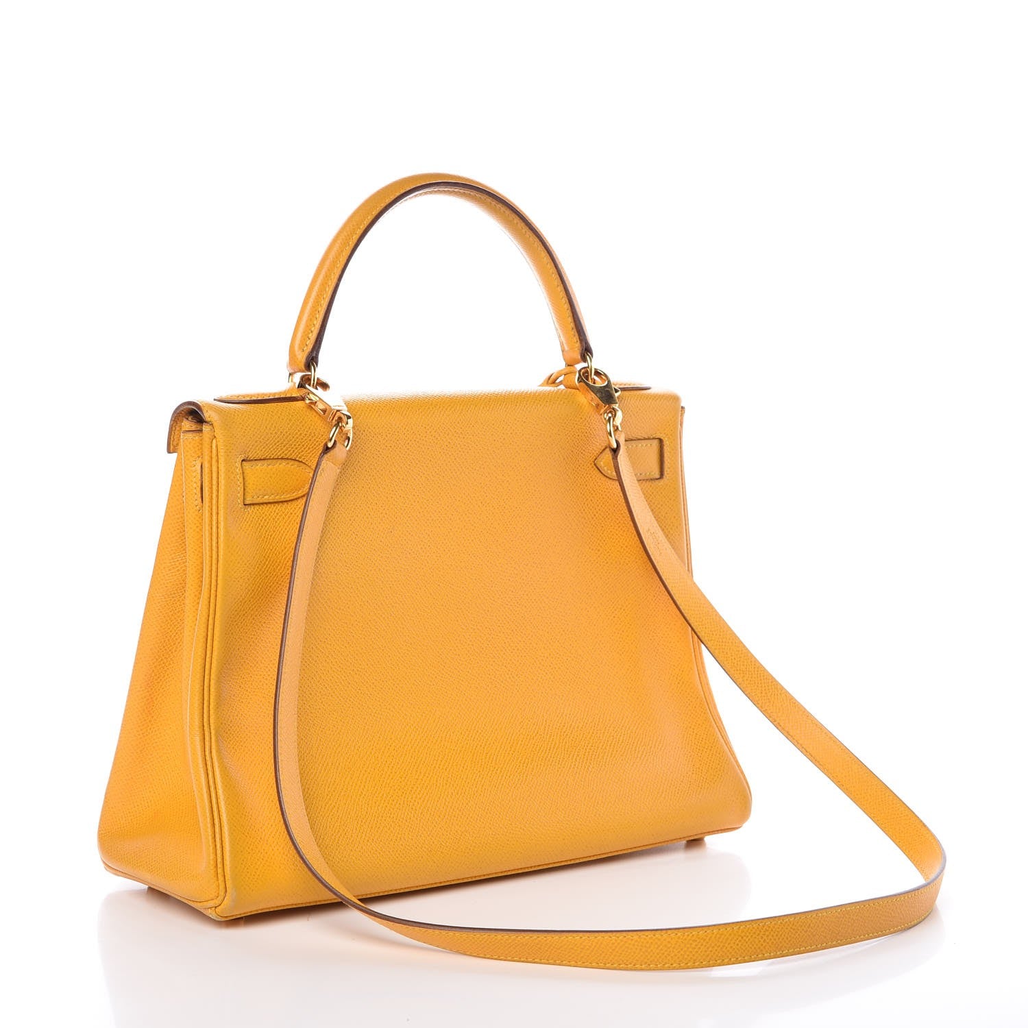 Hermes Epsom Retourne Kelly 28 Jaune 3 of 40