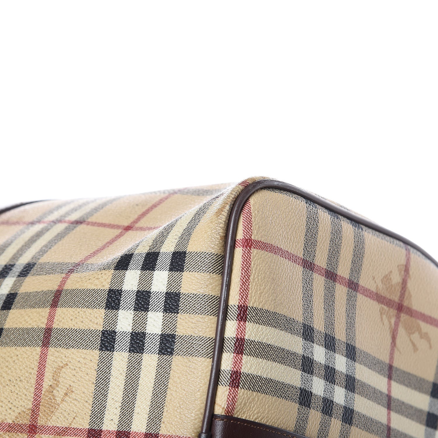 Burberry Haymarket Check Duffle Bag Brown 13 of 17