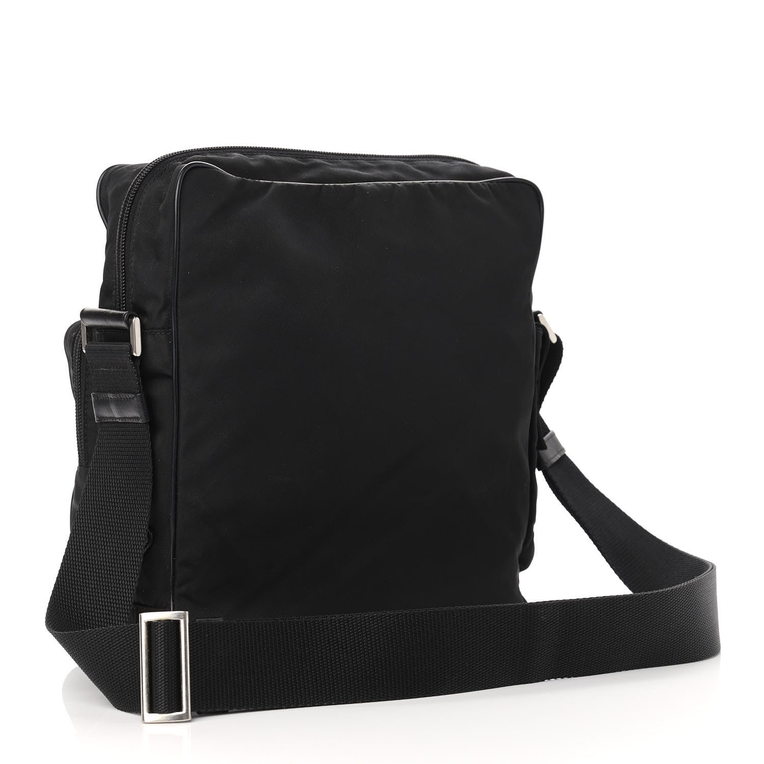 Prada Nylon Messenger Bag Black 3 of 10