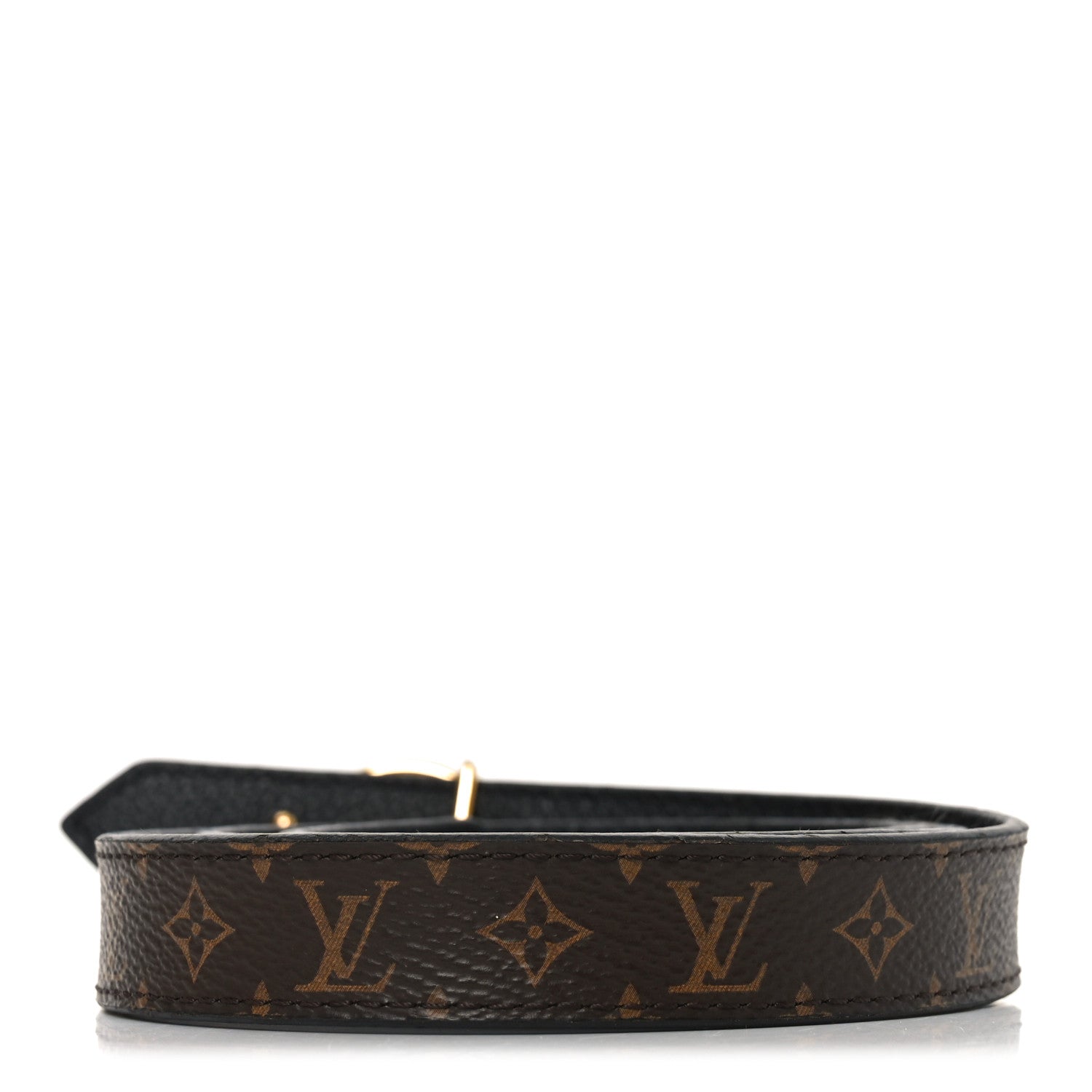 Louis Vuitton Calfskin Monogram 25mm LV Circle Reversible 80 32 Belt Black 2 of 4