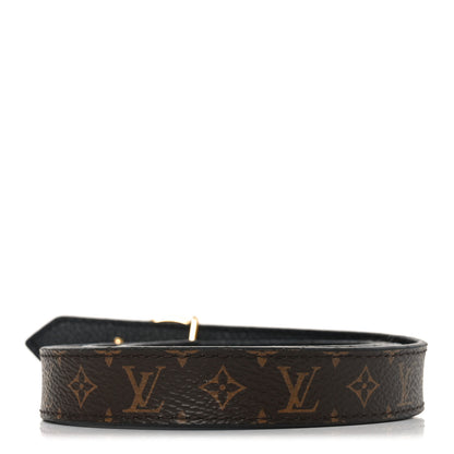 Louis Vuitton Calfskin Monogram 25mm LV Circle Reversible 80 32 Belt Black 2 of 4
