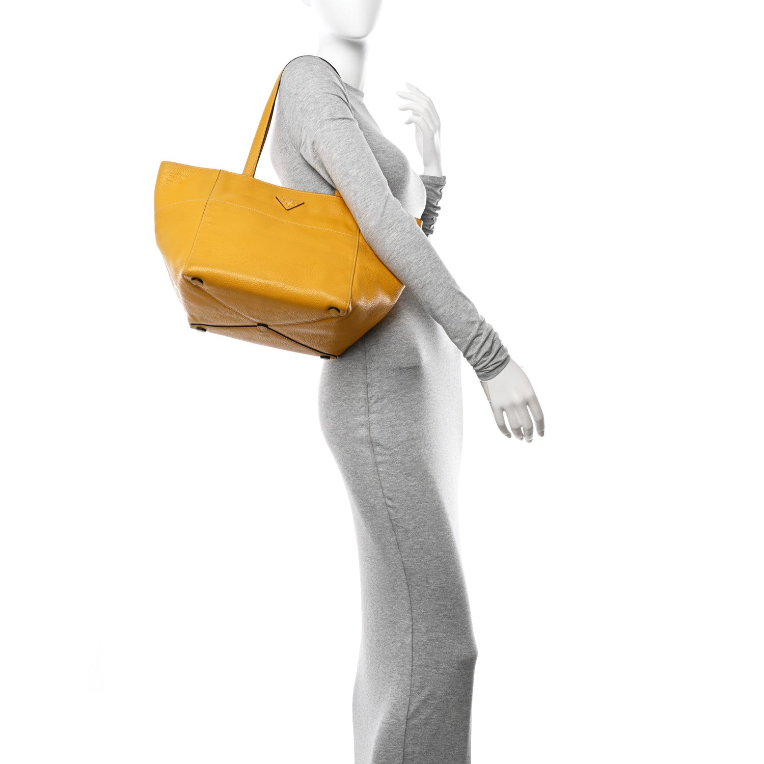Prada Vitello Daino Tote Mimosa 2 of 19