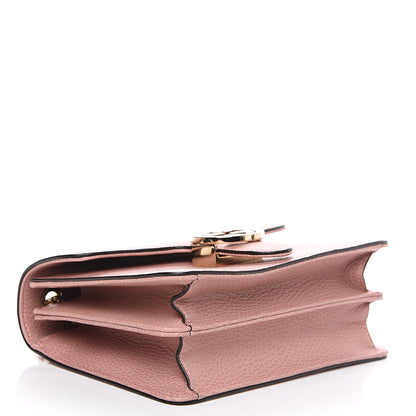 Gucci Dollar Calfskin Small Interlocking G Shoulder Bag Soft Pink 3 of 8
