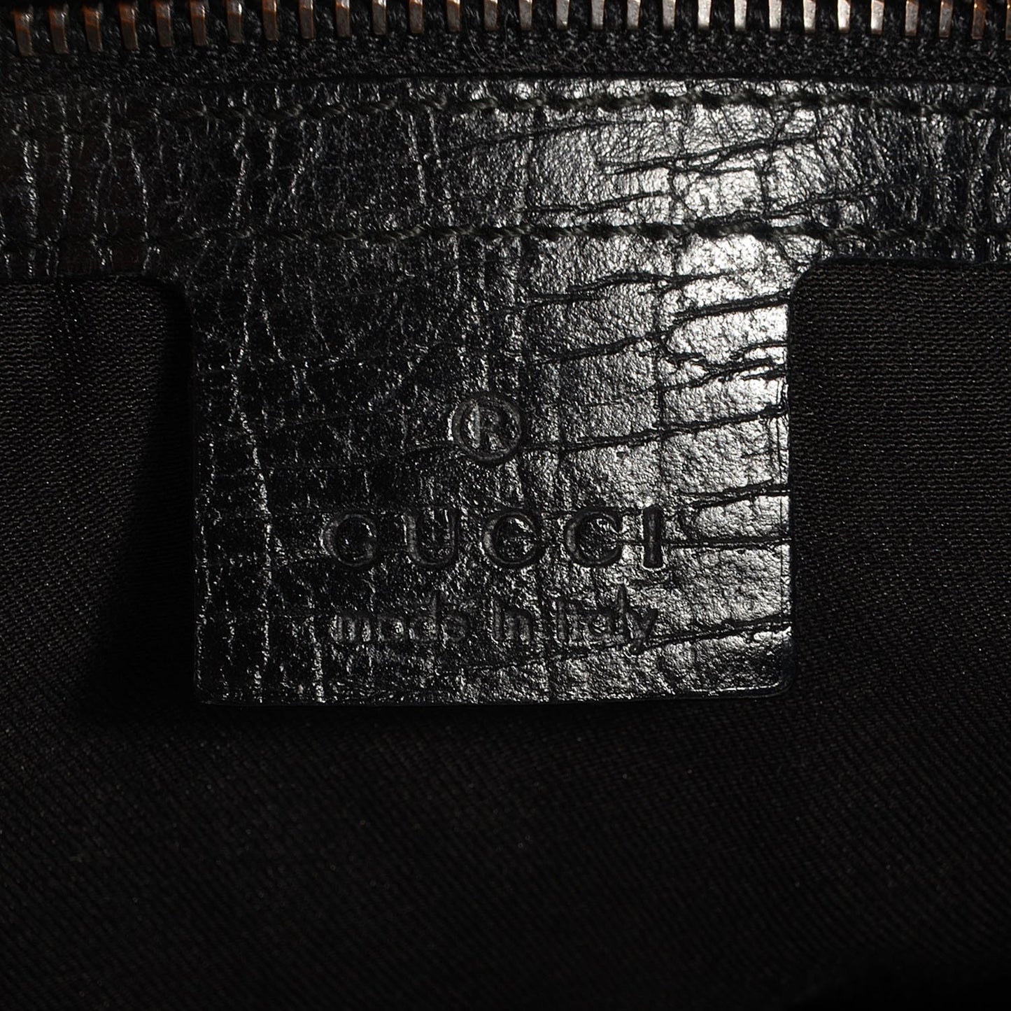 Monogram Large Horsebit Chain Hobo Black