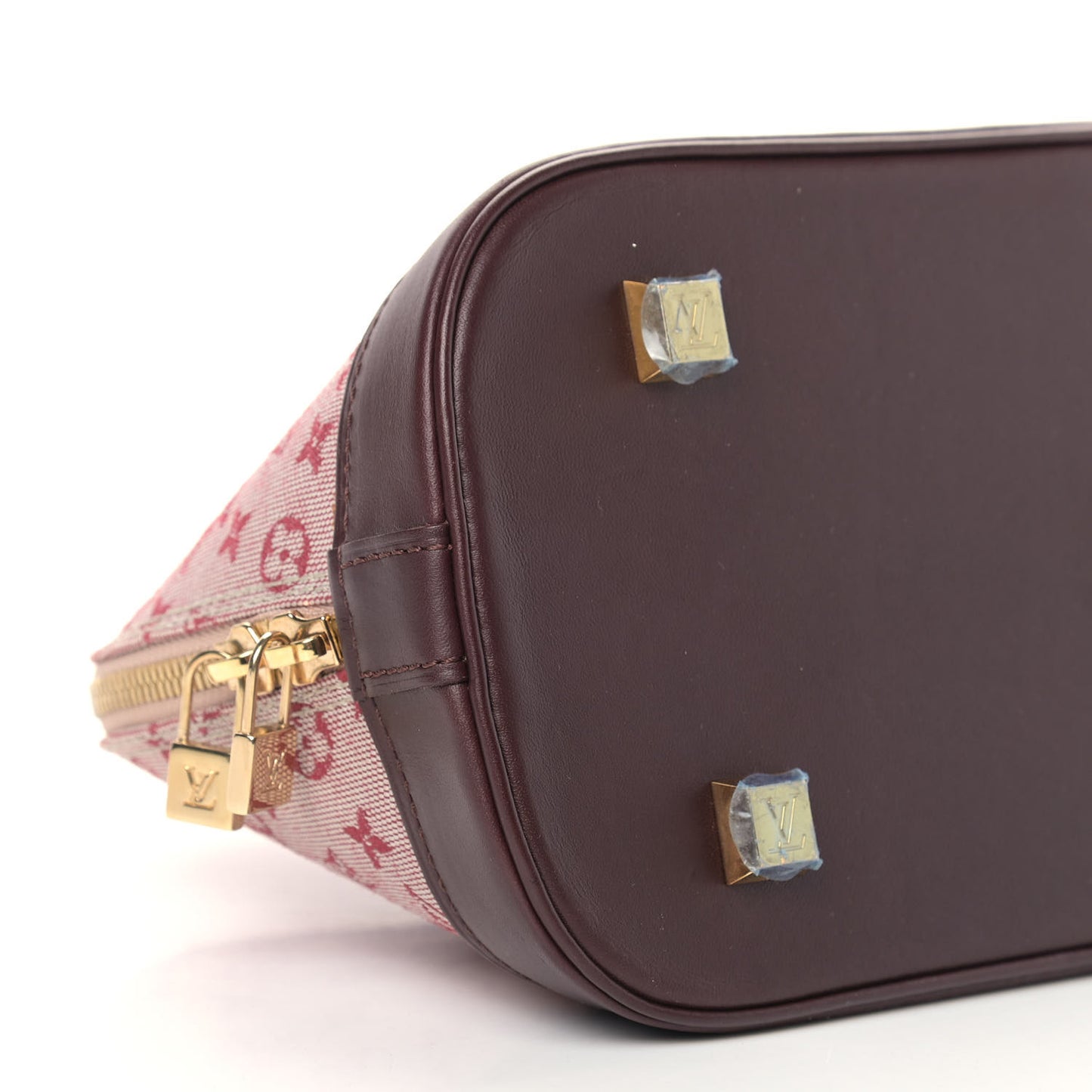 Mini Monogram Alma Long Cherry