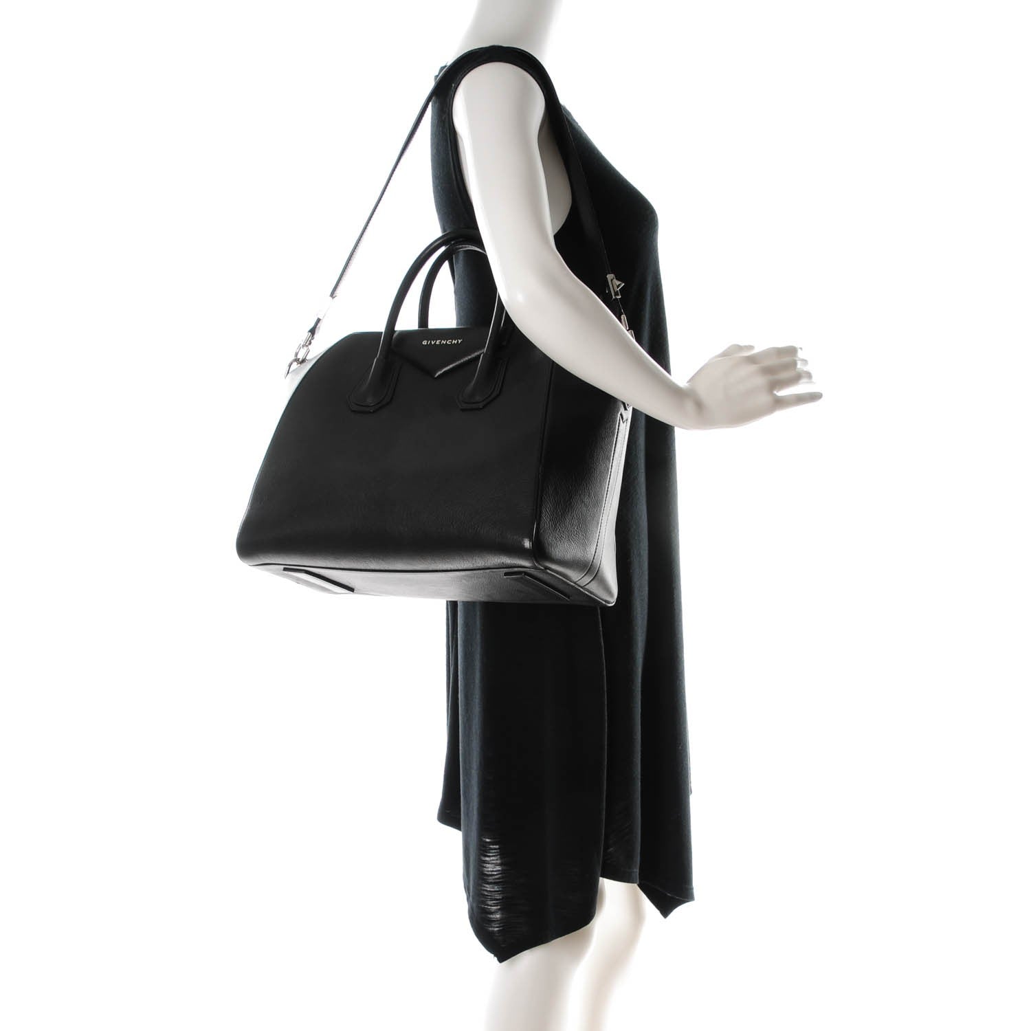 Givenchy Sugar Goatskin Medium Antigona Black 2 of 7