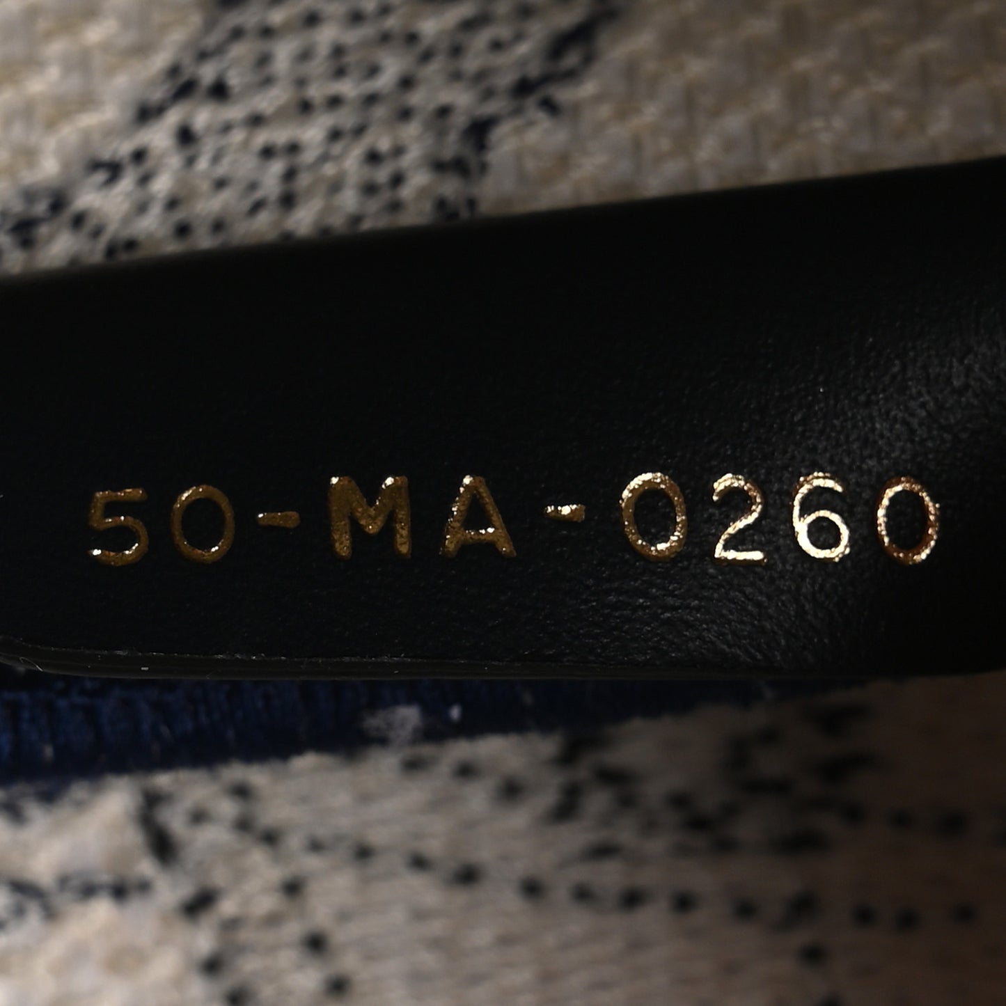 Canvas Embroidered Around the World Saddle Bag Blue