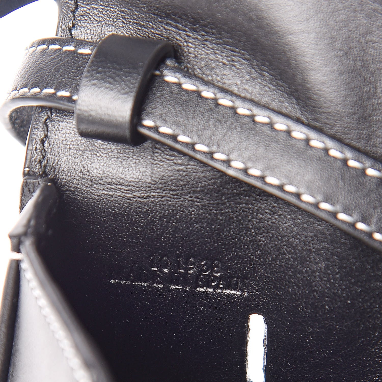 Loewe Soft Calfskin Heel Bag Black 7 of 10