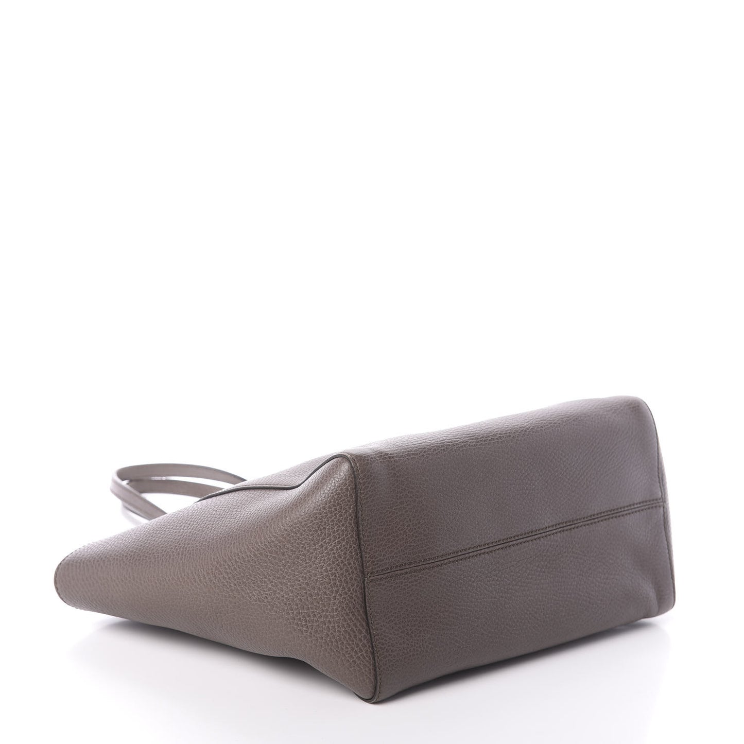 Dollar Calfskin Small Swing Tote Grey Field Soft Pink
