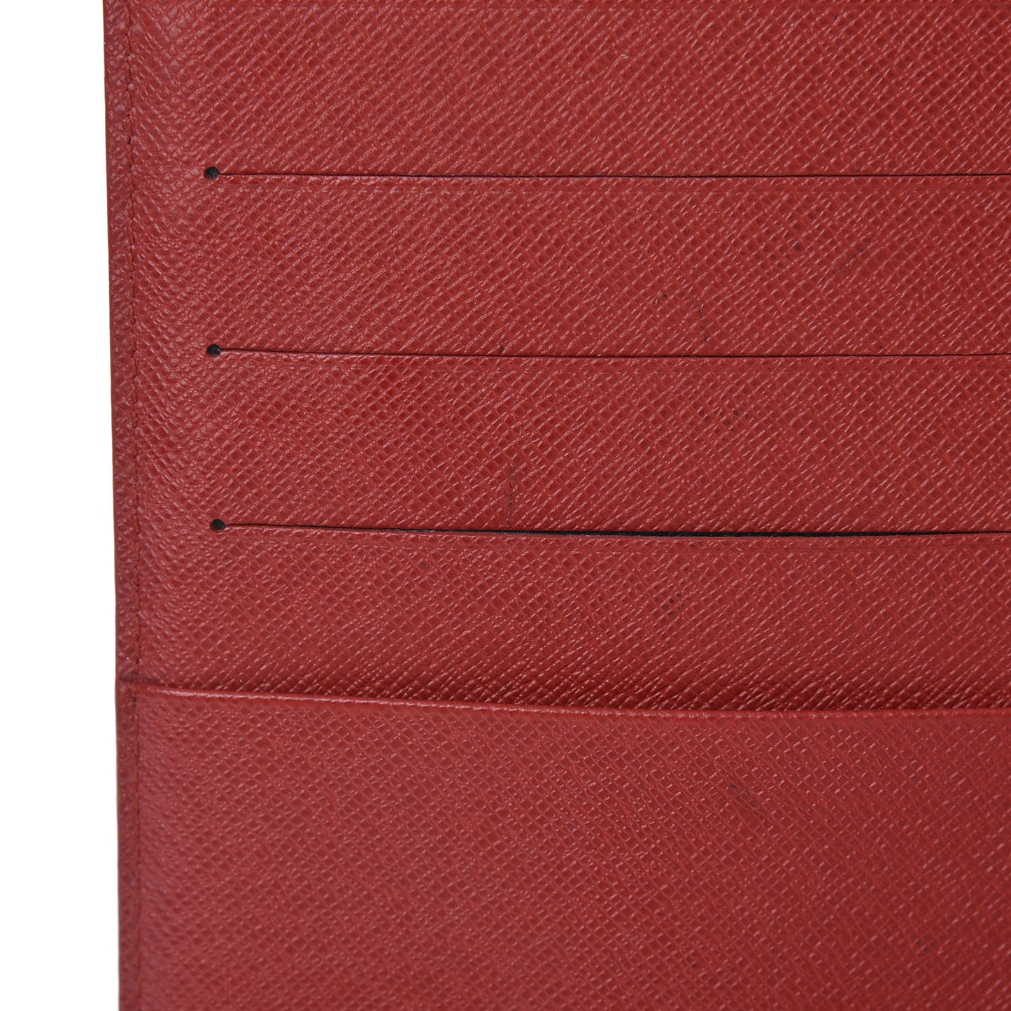 Epi Medium Ring Agenda Cover Rouge