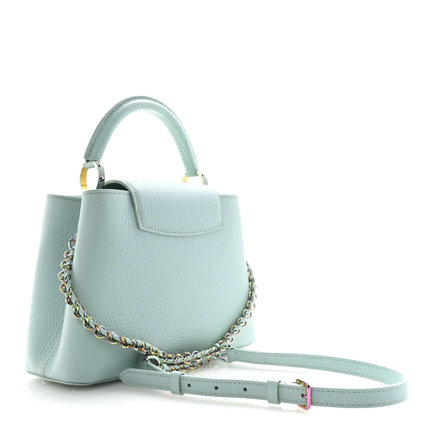 Louis Vuitton Taurillon Capucines BB Iridescent Topaz 3 of 10