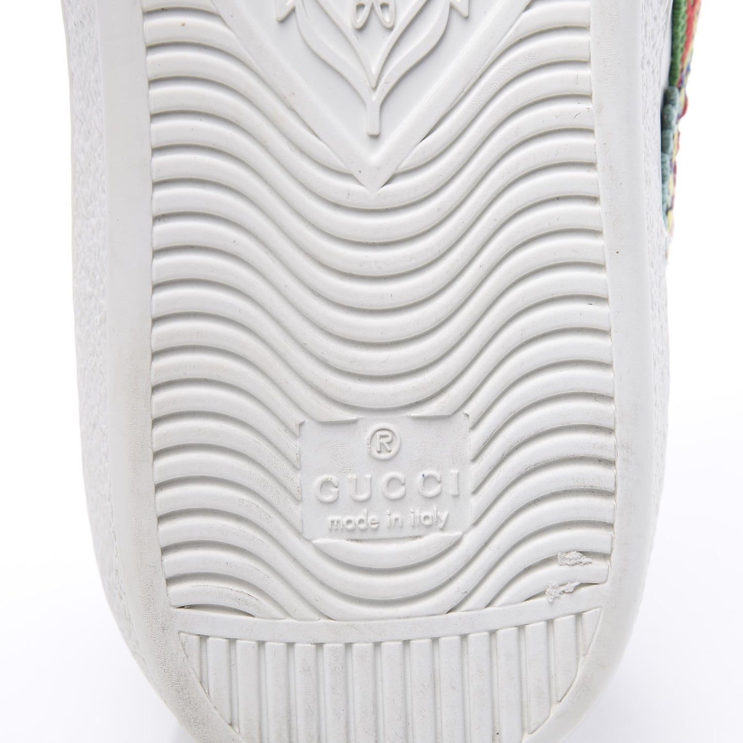 Calfskin Ayers Web Dragon Embroidered Mens New Ace Sneakers 9 White
