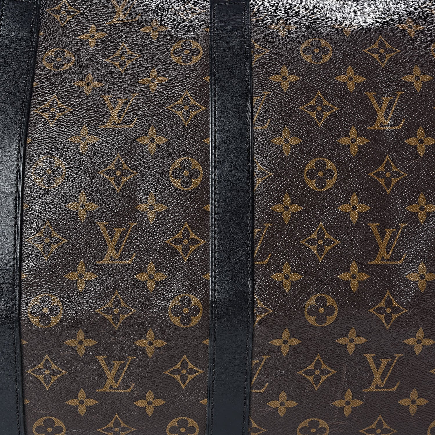 Louis Vuitton Monogram Macassar Keepall Bandouliere 55 11 of 16