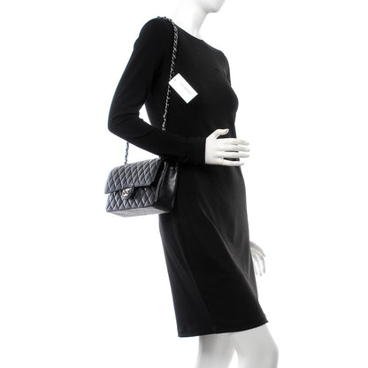 Chanel Caviar Quilted Medium Double Flap Black 2 of 9