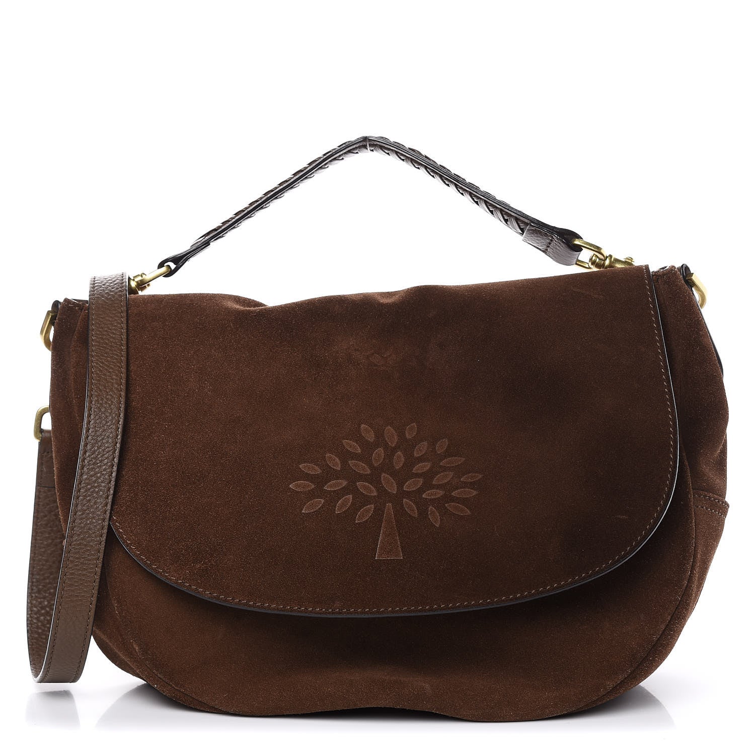 Mulberry Suede Effie Satchel Brown 1 of 15