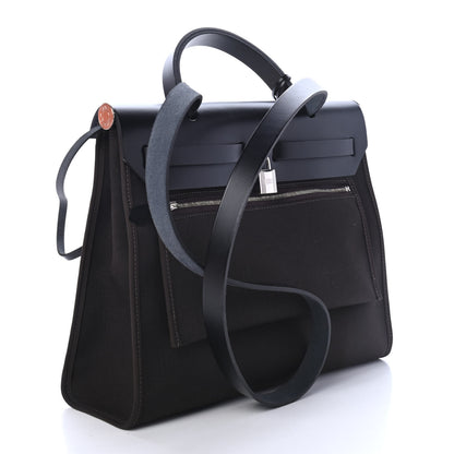 Hermes Toile Vache Hunter Herbag Zip 31 PM Black Ebene 2 of 8