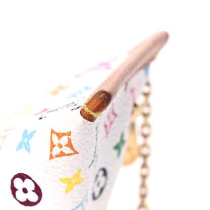 Louis Vuitton Monogram Multicolor Berlingot Coin Purse White 7 of 8