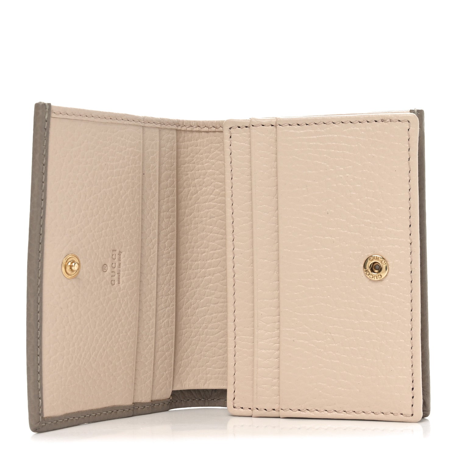 Gucci Dollar Calfskin GG Marmont Card Case Box Porcelain Rose 5 of 8