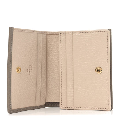 Gucci Dollar Calfskin GG Marmont Card Case Box Porcelain Rose 5 of 8