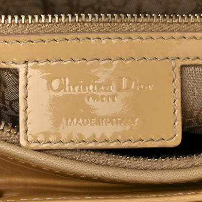 Christian Dior Patent Cannage Large Lady Dior Beige 6 of 10