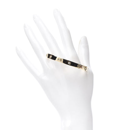 Cartier 18K Yellow Gold 6 Diamond LOVE Bracelet 17 2 of 7