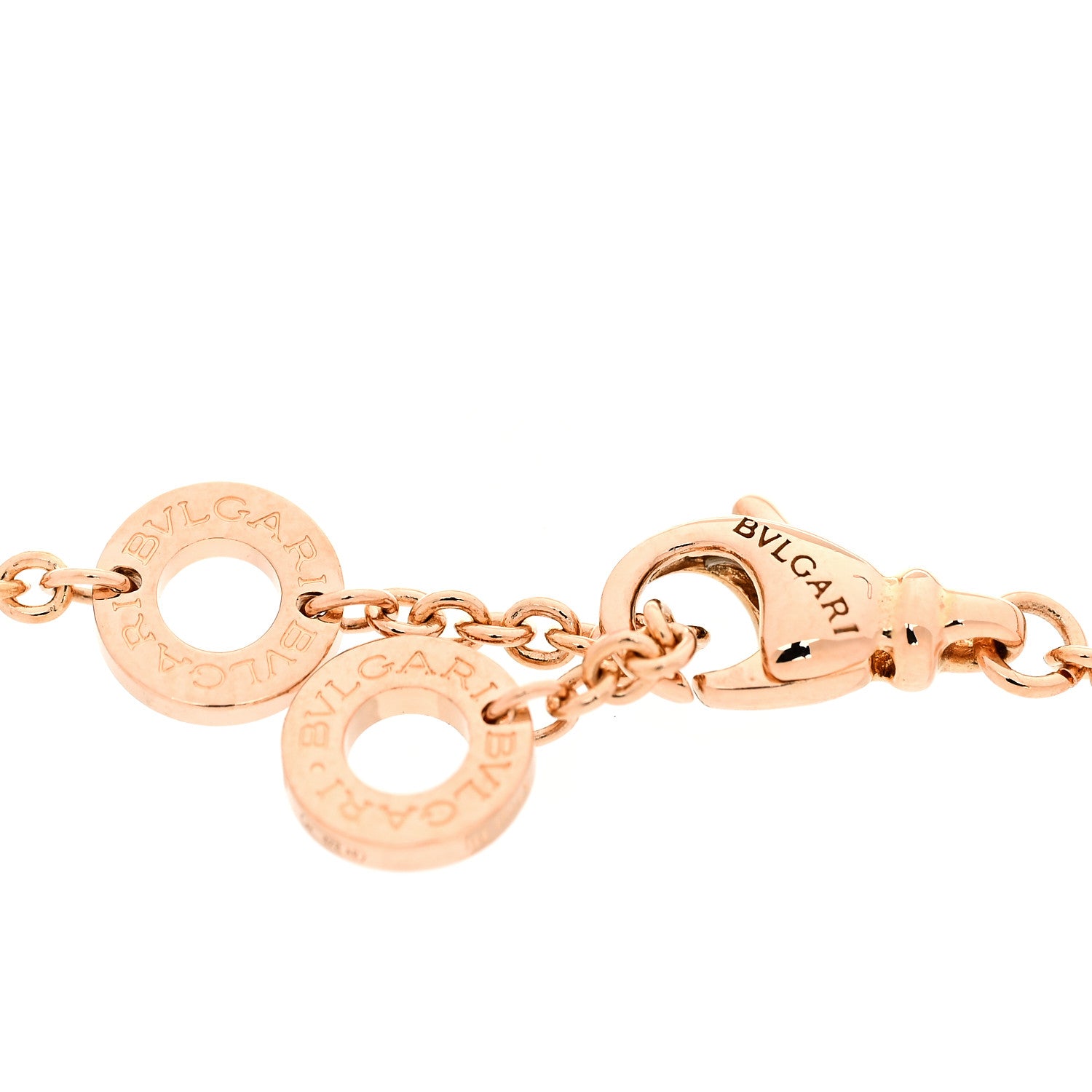 Bulgari 18K Rose Gold Amethyst Pink Tourmaline Roman Sorbets Bracelet 5 of 7
