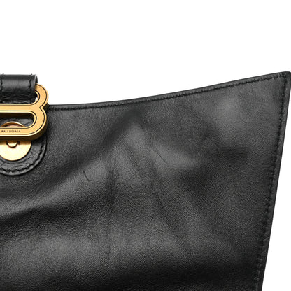 Balenciaga Crushed Calfskin Medium Crush Chain Bag Black 13 of 14