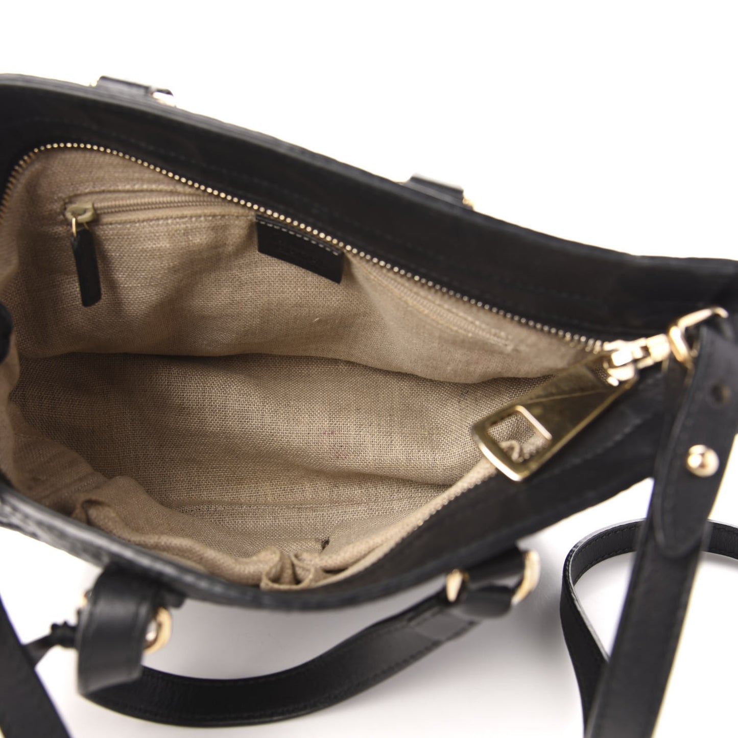 Microguccissima Small Bree Tote Black