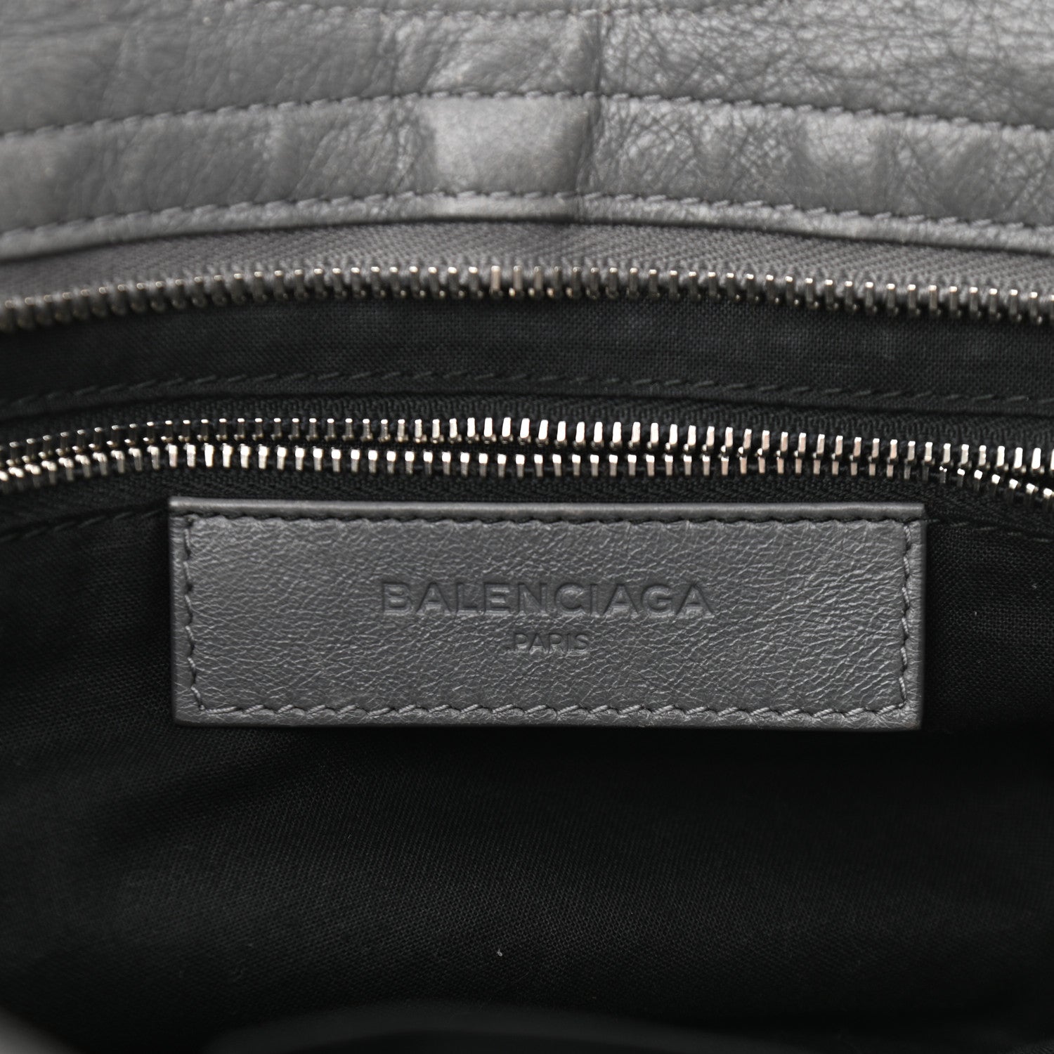 Balenciaga Agneau Silver Metallic Edge Hardware City Gris Cendre 5 of 9