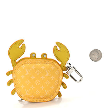 Louis Vuitton Monogram Crab Bag Charm Yellow 2 of 7