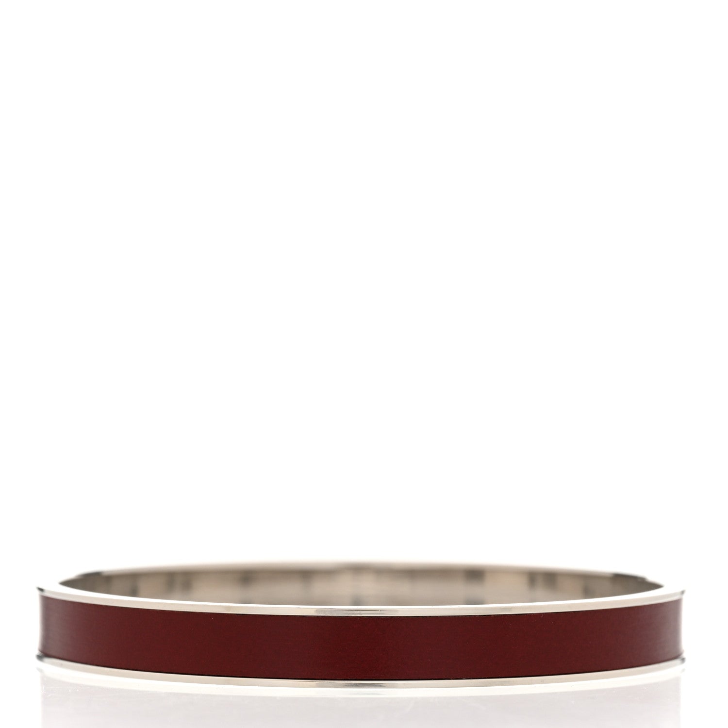 Hermes Enamel Narrow Clic Clac H Bracelet PM Rose Dragee 6 of 11