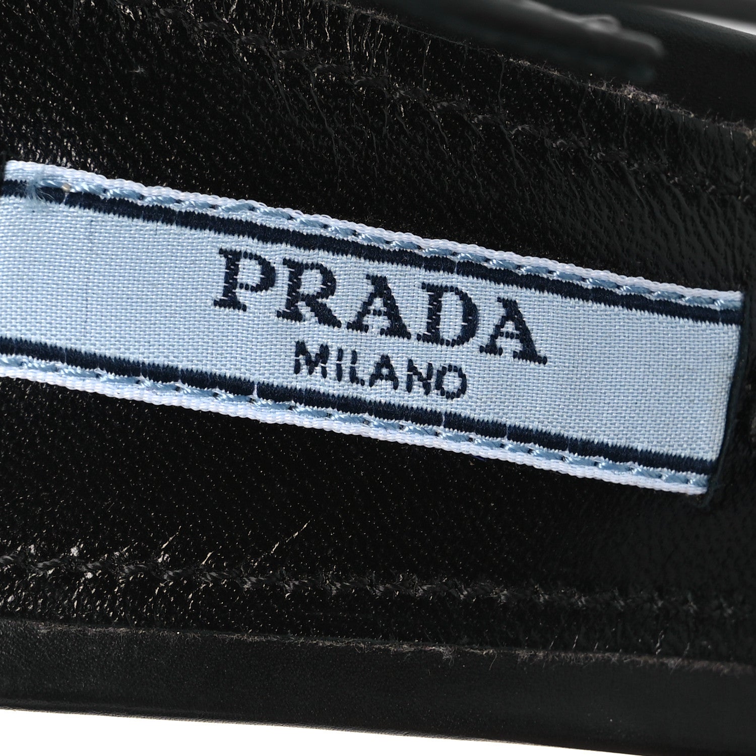Prada Spazzolato Mary Jane Pumps 39 Black 9 of 15
