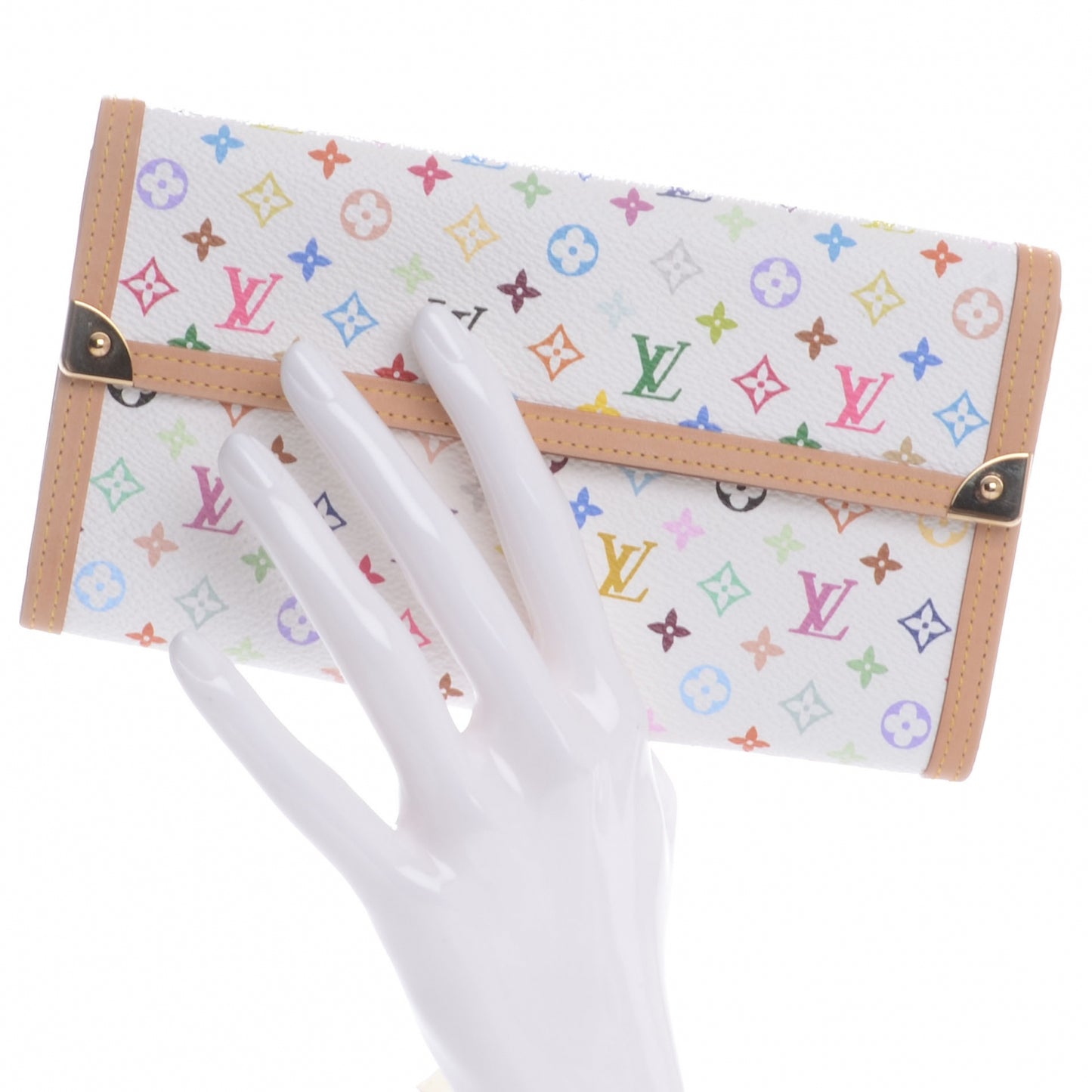 Monogram Multicolor Porte Tresor International Wallet White