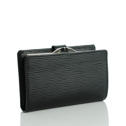 Louis Vuitton Epi French Purse Wallet Black 3 of 7