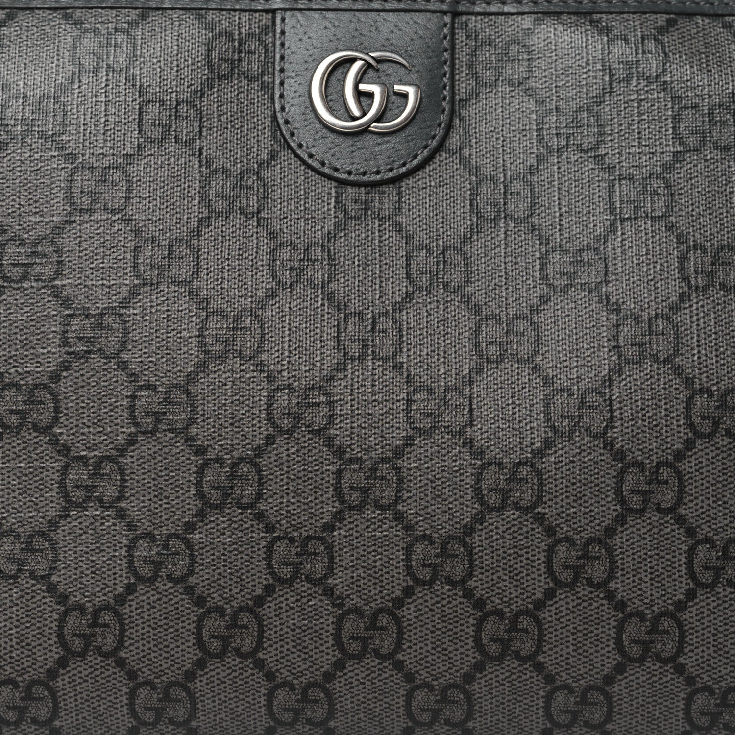 Gucci GG Supreme Monogram Ophidia GG Toiletry Case Grey Black 8 of 10