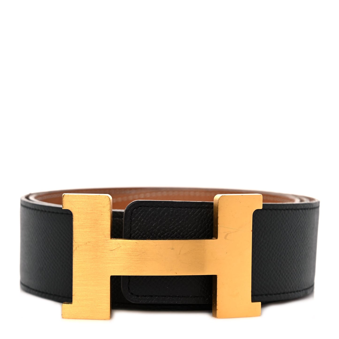Epsom 342mm Constance H Belt 90 Black Gold