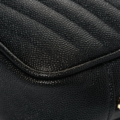 Saint Laurent Grain De Poudre Matelasse Monogram Mini Lou Camera Bag Black 11 of 14