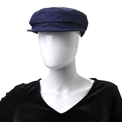 Hermes Cotton Womens Vauban Cap 58 Marine 2 of 8